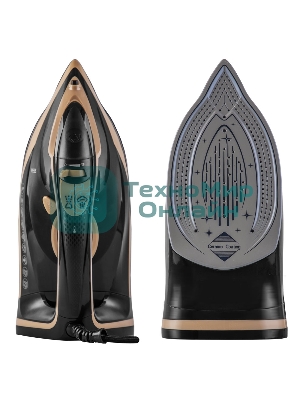 Утюг Endever Delta-226 черный/бежевый, 2400 Вт, 45 г/мин, 160 г/мин, 350 мл