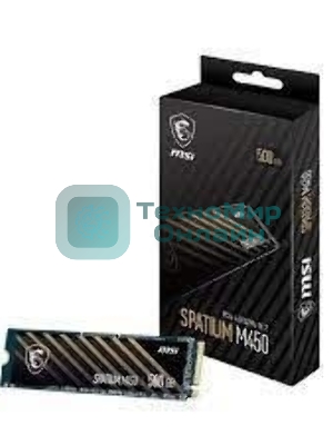 Накопитель SSD MSI SPATIUM M450, 1Tb, PCIe 4.0 x4, M.2 2280, NVMe, R/W 3400/2400
