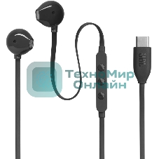 Проводные наушники JBL Tune 305C черный, вкладыши, USB Type-C