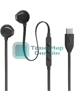 Проводные наушники JBL Tune 305C черный, вкладыши, USB Type-C