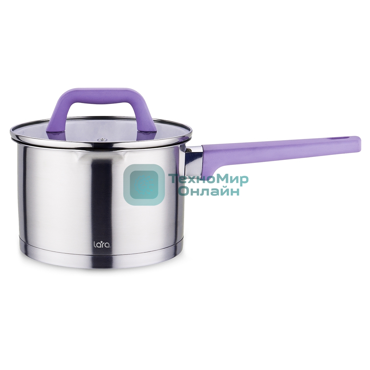 Сотейник LARA LR03-21 2,0 л нержавеющая сталь