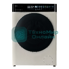 Стиральная машина с сушкой Centek CT-1968 бежевый, загрузка фронтальная 8 кг, 1200 об/мин, Класс А+++