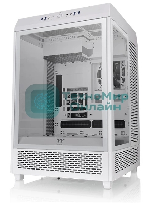Компьютерный корпус Thermaltake The Tower 500 Snow CA-1X1-00M6WN-00 White,Win,SPCC,Tempered Glass*3,120мм Standard Fan*2