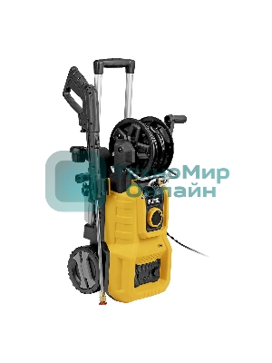 Мойка высокого давления Denzel R-180iD, 2000 Вт, 180 бар, 420 л/ч, асинх. двиг., бараб.