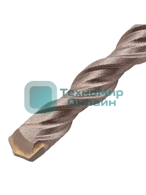 Бур по бетону Denzel двойная спираль, Cobalt W-tip, 10x600 мм, SDS PLUS