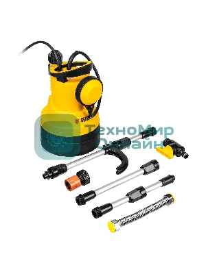 Дренажный насос для чистой воды Denzel DPB400, 400 Вт, подъем 11 м, 5500 л/ч