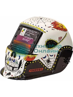 Маска сварщика Aurora (9-13DIN) филь.:хамел. кл.:1/2/1/1 см.экр.99x45мм (30690)