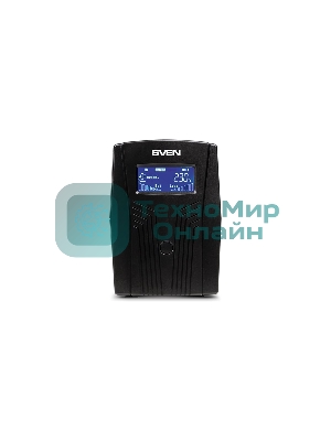 Источник бесперебойного питания SVEN Pro 650 650VA/390W LCD, USB, RJ-45 (2 EURO)