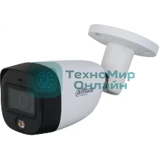 Камера видеонаблюдения аналоговая Dahua DH-HAC-HFW1200CMP-IL-A-0280B-S6 2.8-2.8мм HD-CVI HD-TVI цв. корп.:белый (DH-HAC-HFW1200CMP-IL-A-0280B)