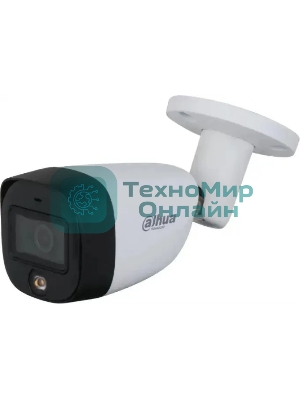 Камера видеонаблюдения аналоговая Dahua DH-HAC-HFW1200CMP-IL-A-0280B-S6 2.8-2.8мм HD-CVI HD-TVI цв. корп.:белый (DH-HAC-HFW1200CMP-IL-A-0280B)