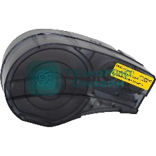 Картридж ленточный Cactus CS-M21-500595YL черный шрифт, желтый фон (12.7 мм, 6.4 м) для Brady BMP21-PLUS, BMP21-LAB