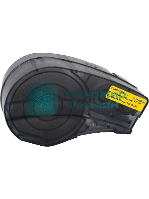 Картридж ленточный Cactus CS-M21-500595YL черный шрифт, желтый фон (12.7 мм, 6.4 м) для Brady BMP21-PLUS, BMP21-LAB