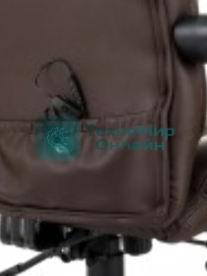 Кресло Бюрократ CH-824MSG-BF коричневый, экокожа