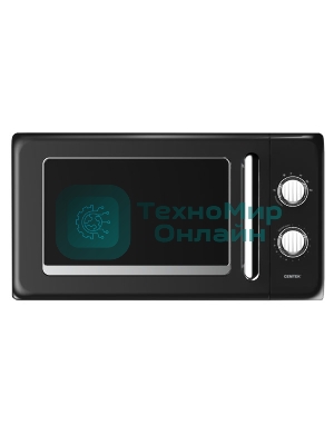 Микроволновая печь Centek CT-1553 черный, 20 л, 800 Вт, переключатели - поворотный механизм