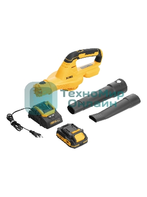 Воздуходувка аккумуляторная Denzel AB-500, 60 м/с, 500 м3/ч, Li-Ion, 20 В