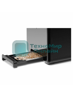 Тостер Bosch TAT3P423 черный, 970 Вт, 2 слота