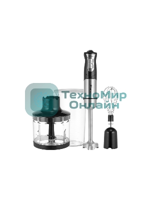 Блендер погружной Centek CT-1342 1400 Вт, черный/стальной