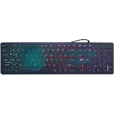 Клавиатура Oklick 420MRL проводная, USB Type-A, чёрный