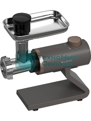Мясорубка электрическая Topdevice TDMG100 капучиновый, 2000 Вт, 3 кг/мин, реверс, насадки - 7