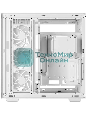 Компьютерный корпус Deepcool CH780 WH белый без БП ATX 2x120мм 1x140мм 2xUSB 3.0 audio bott PSU