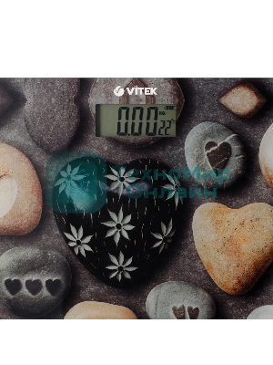 Весы напольные электронные Vitek VT-1985 макс.180кг разноцветный
