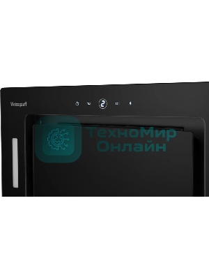 Встраиваемая вытяжка Weissgauff Aura 1350, управление сенсорное, черный