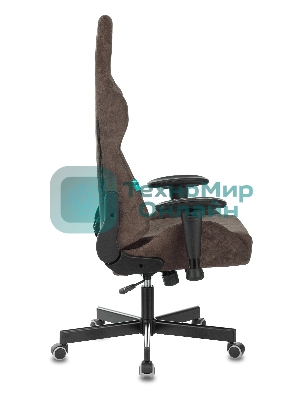 Кресло Бюрократ VIKING KNIGHT LT10 FABRIC коричневый, ткань, 120 кг, механизм качания