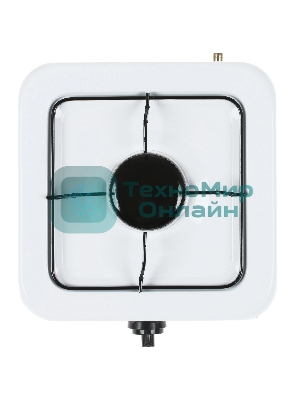 Плита настольная газовая Centek CT-1520 белый, 1.7 кВт, газ, конфорки - 1, эмаль, поворотные переключатели