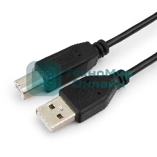 Кабель USB2.0 Гарнизон GCC-USB2-CMBM-1M, Type-C/BM, медь, 1м, черный, пакет