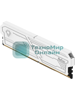 Оперативная память Netac Shadow III, DDR4, 32GB (2x16GB), 3200 MHz, CL16, с радиатором, белый