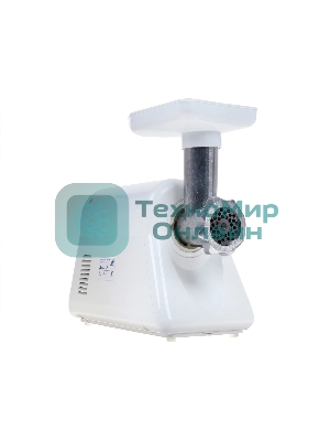 Мясорубка электрическая Ротор Дива-Р ЭМШ 35/300-2 белый, 1500 Вт, 0.6 кг/мин, реверс, насадки - 2
