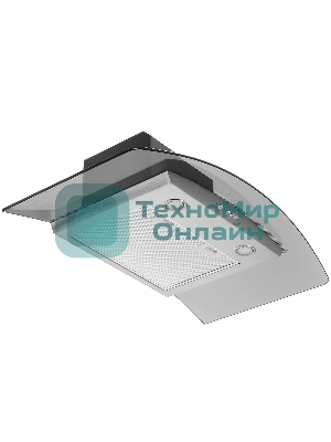 Вытяжка каминная Elikor Аметист 90Н-650-К3Д серебристый, 90 см, 650 куб. м/ч, 54 дБ