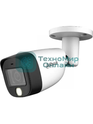 Камера видеонаблюдения аналоговая Dahua DH-HAC-HFW1200CMP-IL-A-0280B-S6 2.8-2.8мм HD-CVI HD-TVI цв. корп.:белый (DH-HAC-HFW1200CMP-IL-A-0280B)