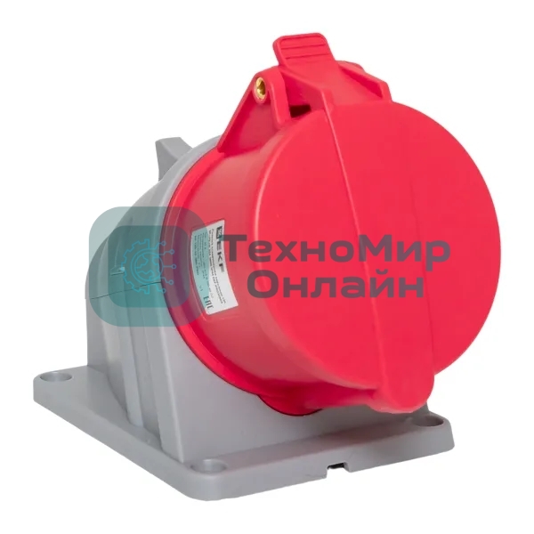 Розетка стационарная наружная EKF 125 ps-125-32-380-PRO PROxima 3Р+РЕ+N 32А 380В IP44
