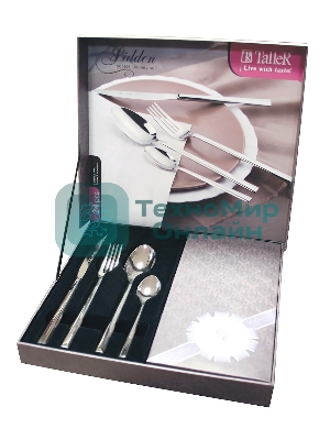 Набор столовых приборов TalleR TR-21606 Лидден 24 предмета, нержавеющая сталь