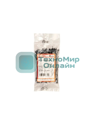 Хомут кабельный DKC 25303SR 2.5х100 полиамид черный (уп. 100 шт)