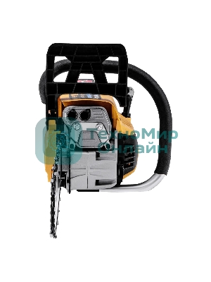 Пила цепная бензиновая Denzel DS-4516, шина 40 см, 45 см 3, 2,5 л.с., шаг 0,325, паз 1,5 мм, 64 зв