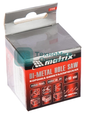 Коронка Matrix BIMETAL, 40 мм