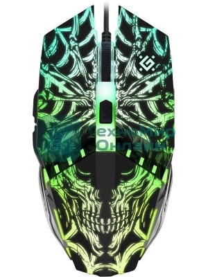 Мышь проводная Defender Prototype GM-670L черный, 2400 dpi, USB, кнопки - 6