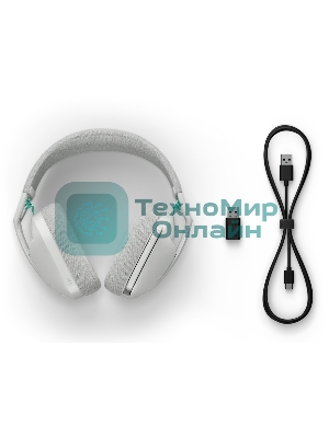 Гарнитура Logitech G321 Lightspeed белый, беспроводная, радиоканал, до 20 ч