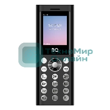 Мобильный телефон BQ 1858 Barrel черный/серебристый