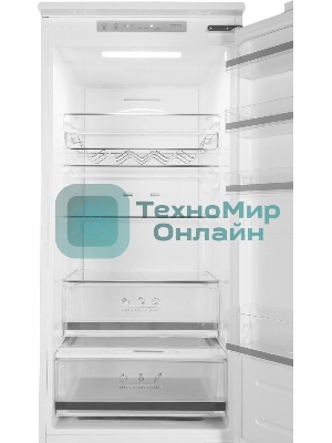 Встраиваемый холодильник Hyundai HBR 1946 2-хкамерн. белый