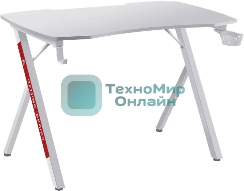 Стол игровой Defender GAMING CHRONO белый