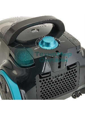 Пылесос Delta LUX DL-0836 черный с бирюзовым