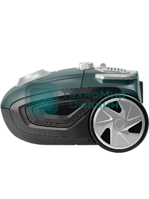 Пылесос Aresa AR-2403 зеленый/черный, 380/1800 Вт, уборка сухая, пылесборник мешок 3,5 л
