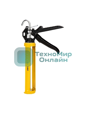 Пистолет для герметика Deli DL2370 Размер: 9 дюймов/230 мм. Сталь А3 + алюминий. Угол поворота 360.