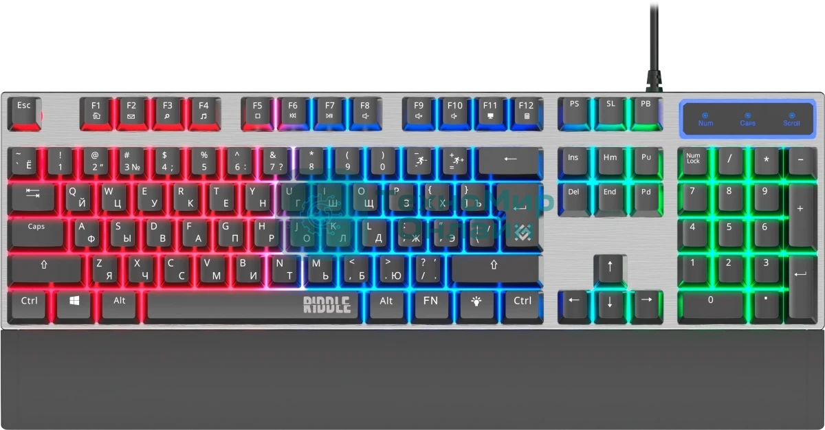 Клавиатура Defender Riddle GK-405 проводная, USB Type-A, чёрный