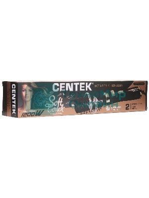 Фен-щётка Centek CT-2061 черный/золотистый, 1200 Вт, 50 мм