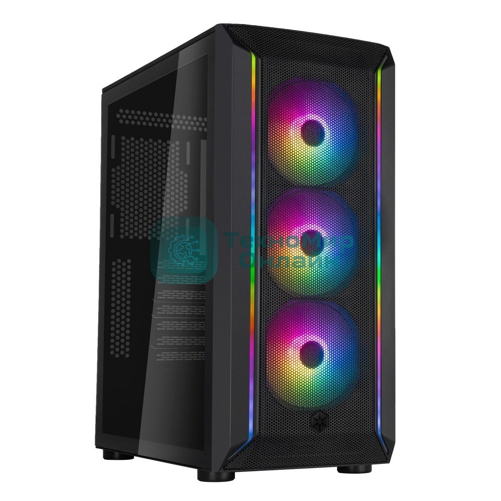 Компьютерный корпус Silverstone G41FA511ZBG0020 High airflow ATX gaming chassis with excellent cooling potential High airflow ATX gaming chassis with excellent cooling potential