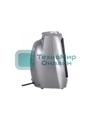 Тепловентилятор EUROLUX ТВК-EU-1, серый, 1800 Вт, 22 м2, термостат, 3 режима 67/2/6